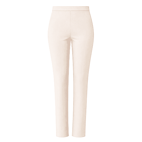 Classic Jean Style Stretch Trousers With 27 Inch Leg (Size 16) - Soft Almond