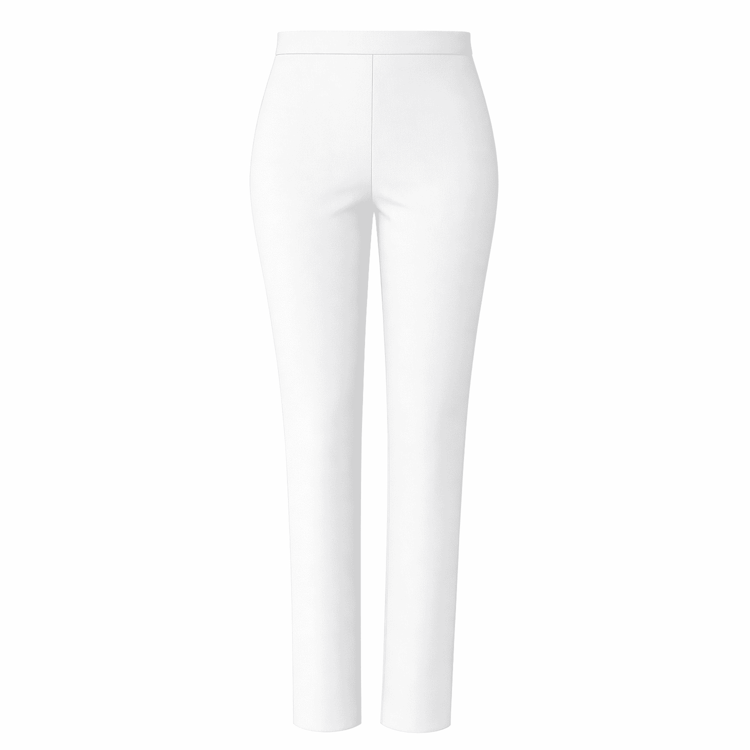 Classic Jean Style Stretch Trousers With 27 Inch Leg (Size 18) - White
