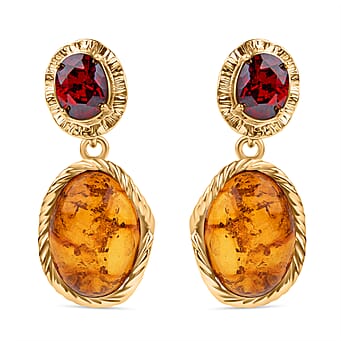 https://tjcuk.sirv.com/Products/82/1/8219540/Tucson-Find-Amber-Rhodolite-Garnet-Push-Back-Earring-in-Yellow-Gold-Pl_8219540.jpg?w=342&h=342
