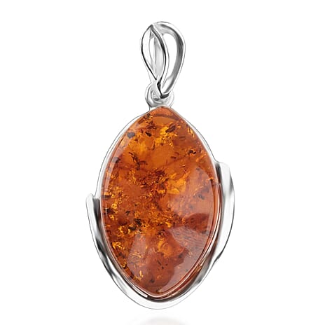 Tucson Find - Amber Pendant in Sterling Silver 24.50 Ct.