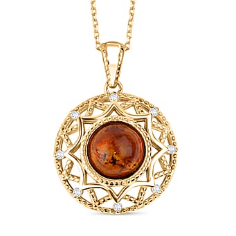 https://tjcuk.sirv.com/Products/82/1/8219730/Tucson-Find-Amber-Cubic-Zirconia-Pendant-with-Chain-Size-16-1-Ext-in-G_8219730.jpg?w=342&h=342