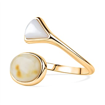 https://tjcuk.sirv.com/Products/82/1/8219746/Tucson-Find-Butterscotch-Amber-Mother-Of-Pearl-Ring-in-Gold-Plated-Ste_8219746_2.jpg?w=342&h=342
