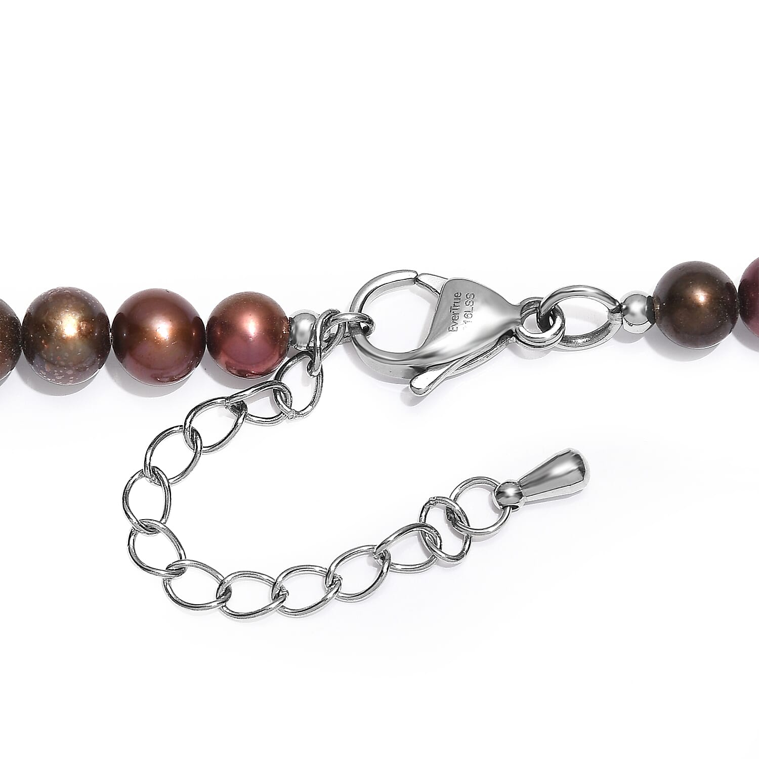 One Time Deal- Chocolate Pearl Necklace (Size - 18).