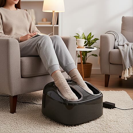 Black Friday Deal-Bliss - Beyond Foot Therapy with 55 Degree C Heat Therapy, 2 Massage Modes, 3 Intensity Levels - Black