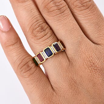 https://tjcuk.sirv.com/Products/82/2/8220869/D-joy-African-Amethyst-Multi-Gemstones-Main-Stone-With-Side-Stone-Ring_8220869_2.jpg?w=342&h=342