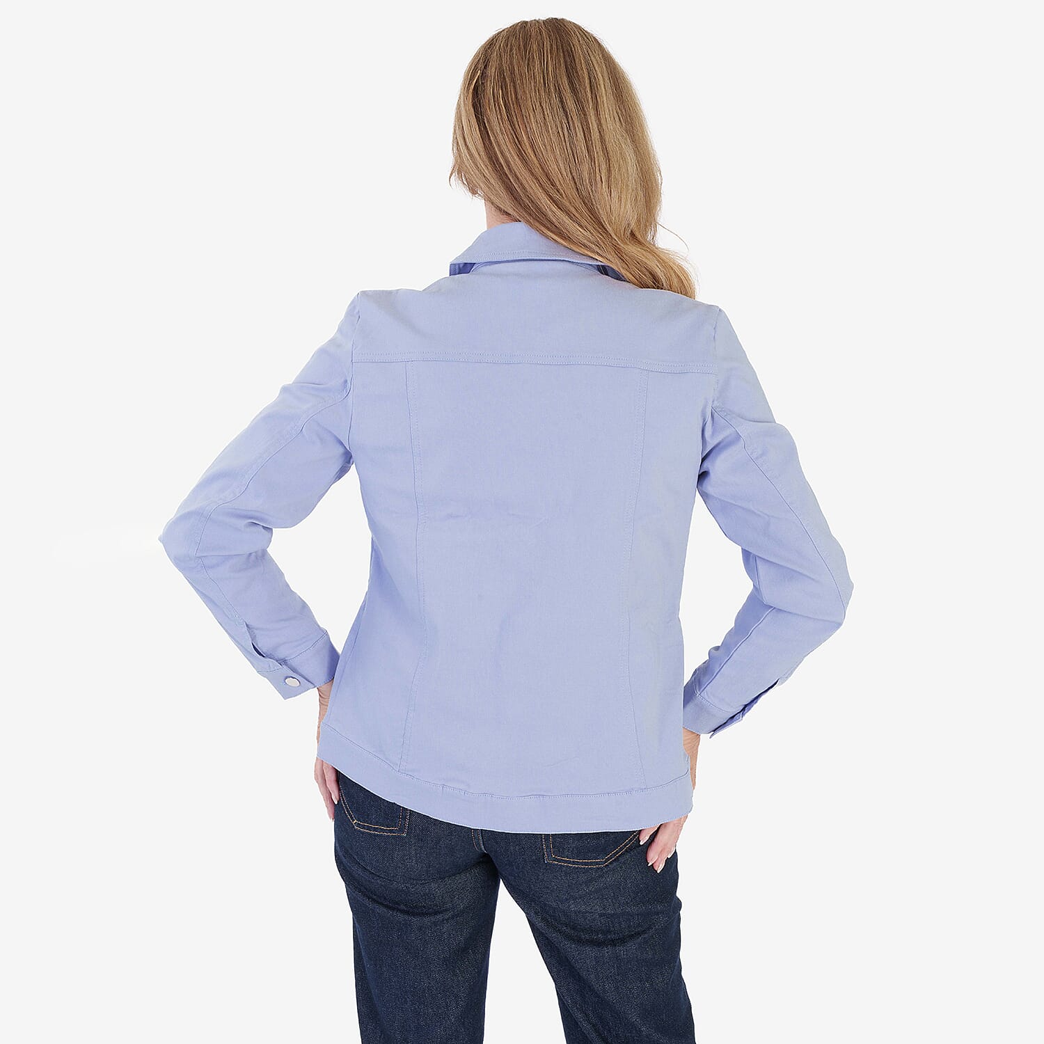 Classics Bengaline Style Stretch Jacket (Size 10) - Spring Lilac