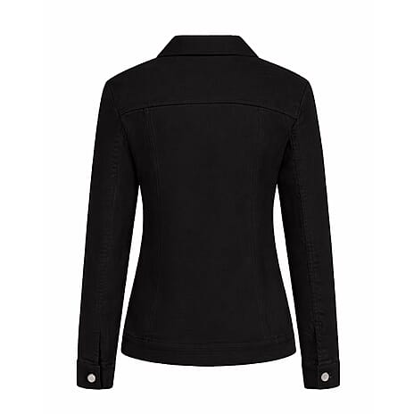 Classic Bengaline Stretch Jacket (Size 10) - Black