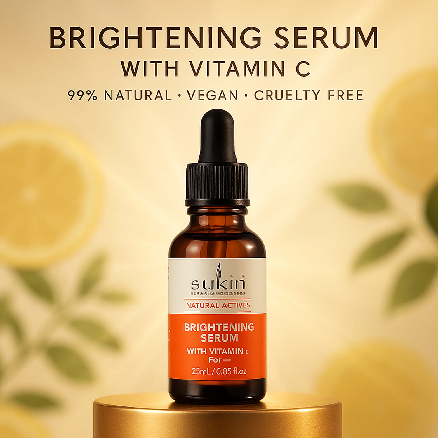 Sukin Natural Actives Brightening Serum - With Vitamin C