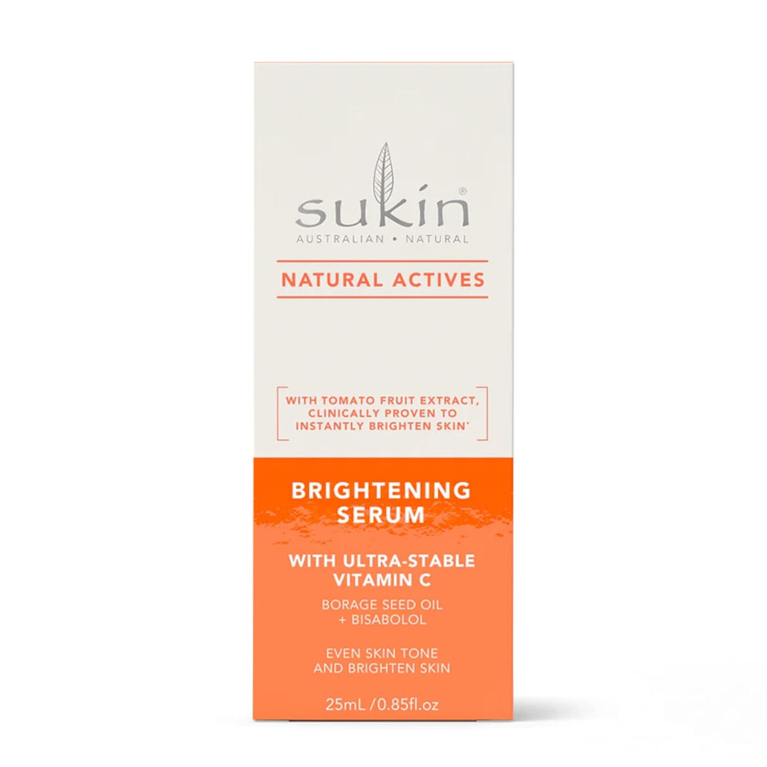 Sukin Natural Actives Brightening Serum - With Vitamin C