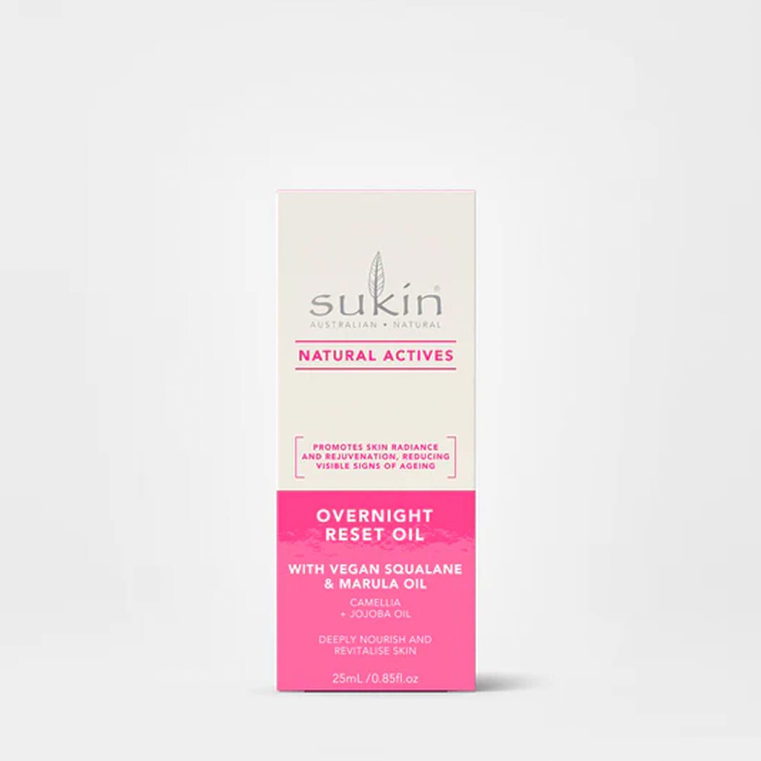Sukin Natural Actives Overnight Reset Oil - 25ml