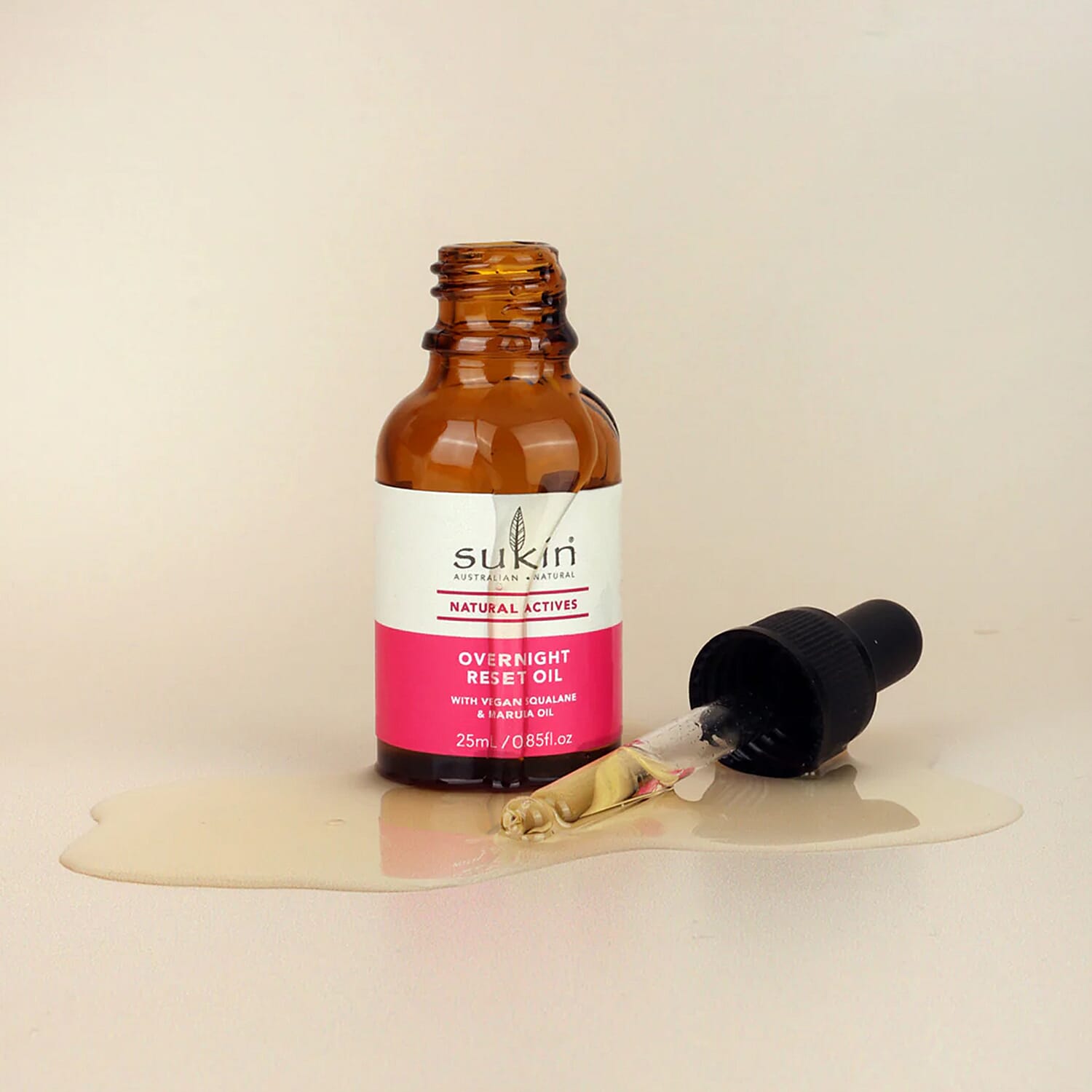 Sukin Natural Actives Overnight Reset Oil - 25ml