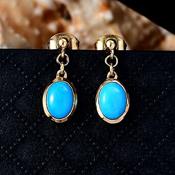 https://tjcuk.sirv.com/Products/82/2/8221309/Sleeping-Beauty-Turquoise-Dangling-Earring-with-Push-Back-in-Yellow-Go_8221309_1.jpg?w=342&h=342