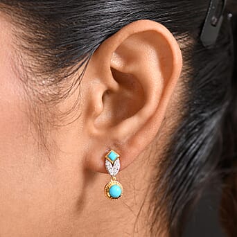 https://tjcuk.sirv.com/Products/82/2/8221311/Sleeping-Beauty-Turquoise-White-Zircon-Stud-Push-Post-Earring-in-Yello_8221311_2.jpg?w=342&h=342