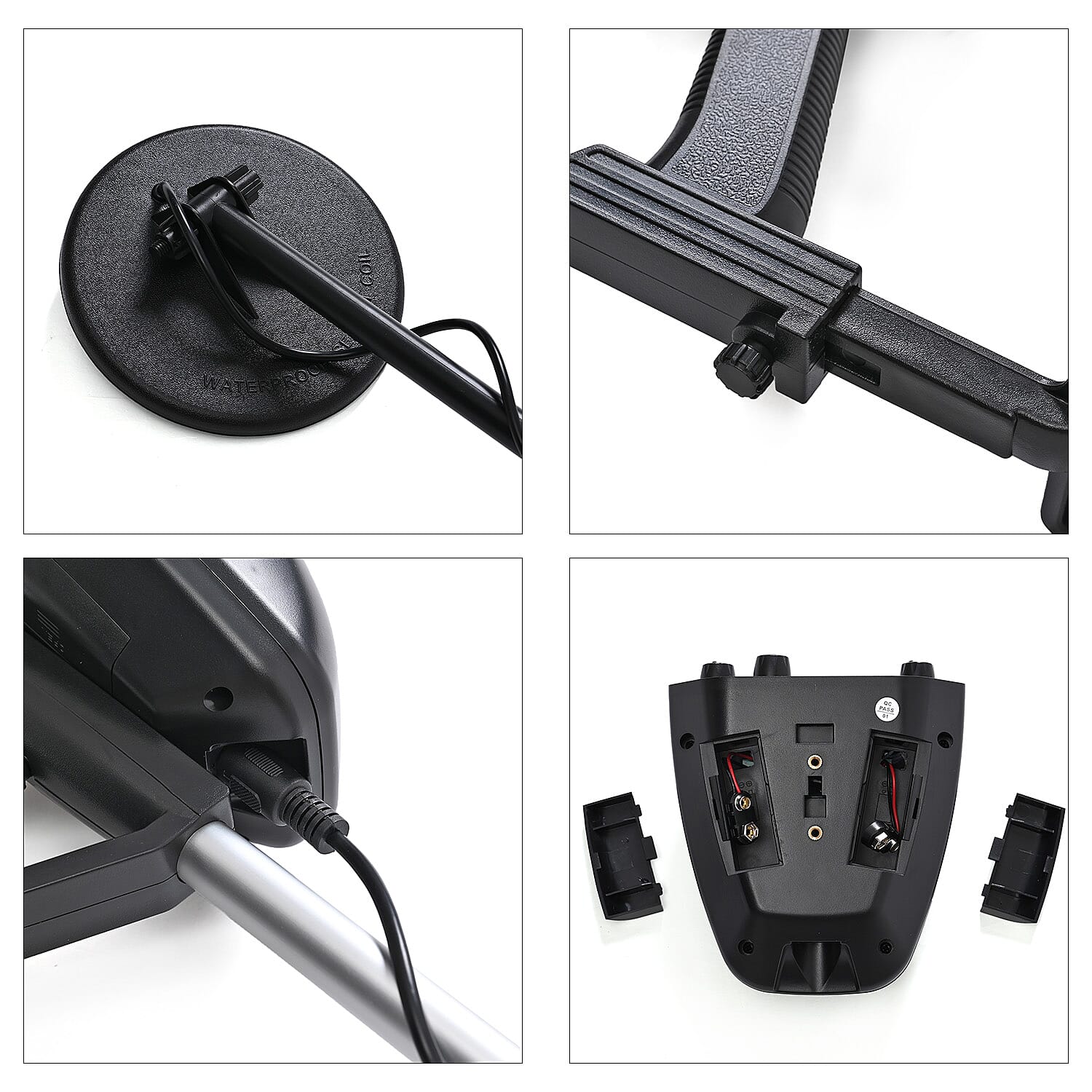 Handheld Metal Detector - 5.0 KHz Analog Display with 16 cm Search Coil (Battery Powered) - Orange