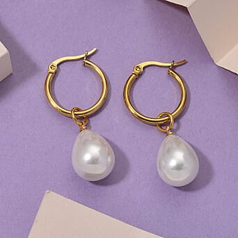 https://tjcuk.sirv.com/Products/82/2/8222227/White-Shell-Pearl-Earring-Pure-White-Stainless-Steel-30-000-Ct_8222227_1.jpg?w=342&h=342