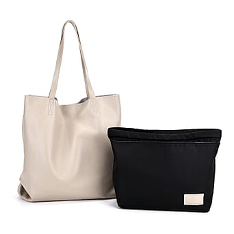 https://tjcuk.sirv.com/Products/82/2/8222340/Leather-Patterned-Tote-Bag-Size-35x14x35-cm-White_8222340.jpg?w=342&h=342