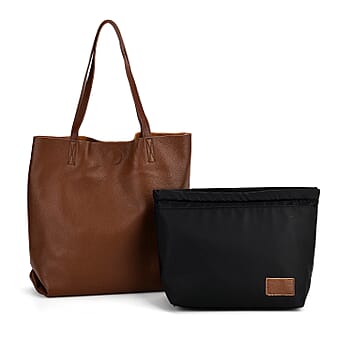 https://tjcuk.sirv.com/Products/82/2/8222341/Leather-Patterned-Tote-Bag-Size-35x14x35-cm-Brown_8222341.jpg?w=342&h=342