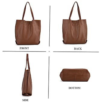 https://tjcuk.sirv.com/Products/82/2/8222341/Leather-Patterned-Tote-Bag-Size-35x14x35-cm-Brown_8222341_3.jpg?w=342&h=342