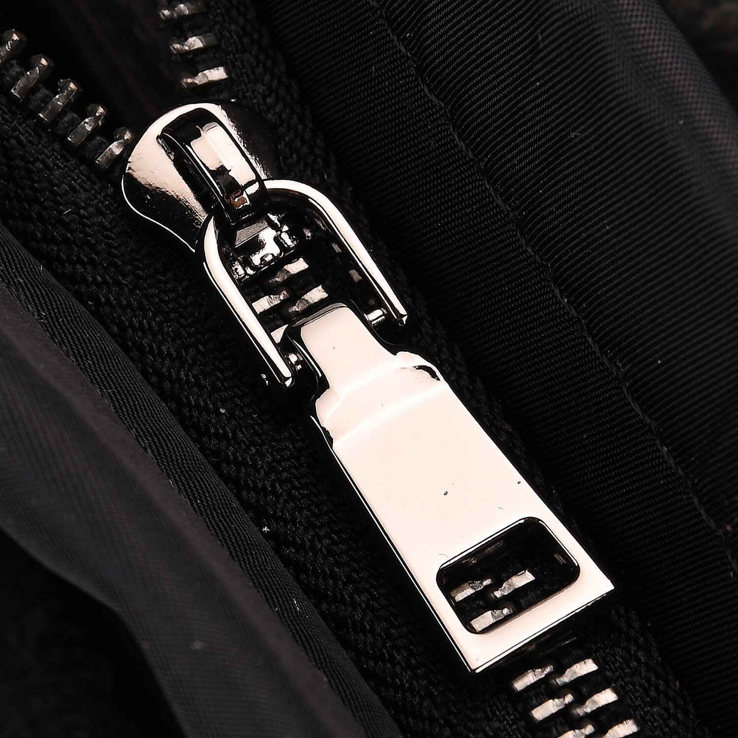 2-in-1 Genuine Leather Tote Bag - Pouch - Light Grey