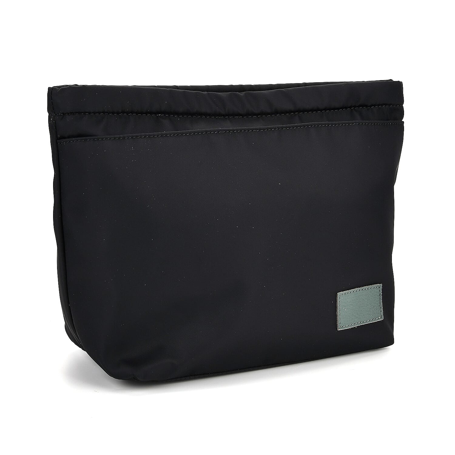 2-in-1 Genuine Leather Tote Bag - Pouch - Blue