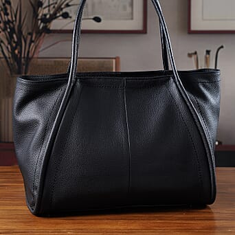 https://tjcuk.sirv.com/Products/82/2/8222357/Leather-Patterned-Tote-Bag-Size-18x7x11-cm-Black_8222357_1.jpg?w=342&h=342