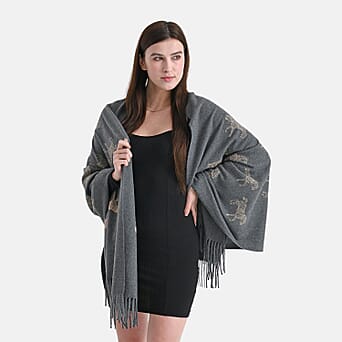 https://tjcuk.sirv.com/Products/82/2/8222448/Horse-Print-Tassel-Scarf-Size-180x70-cm-Dark-Grey_8222448_1.jpg?w=342&h=342