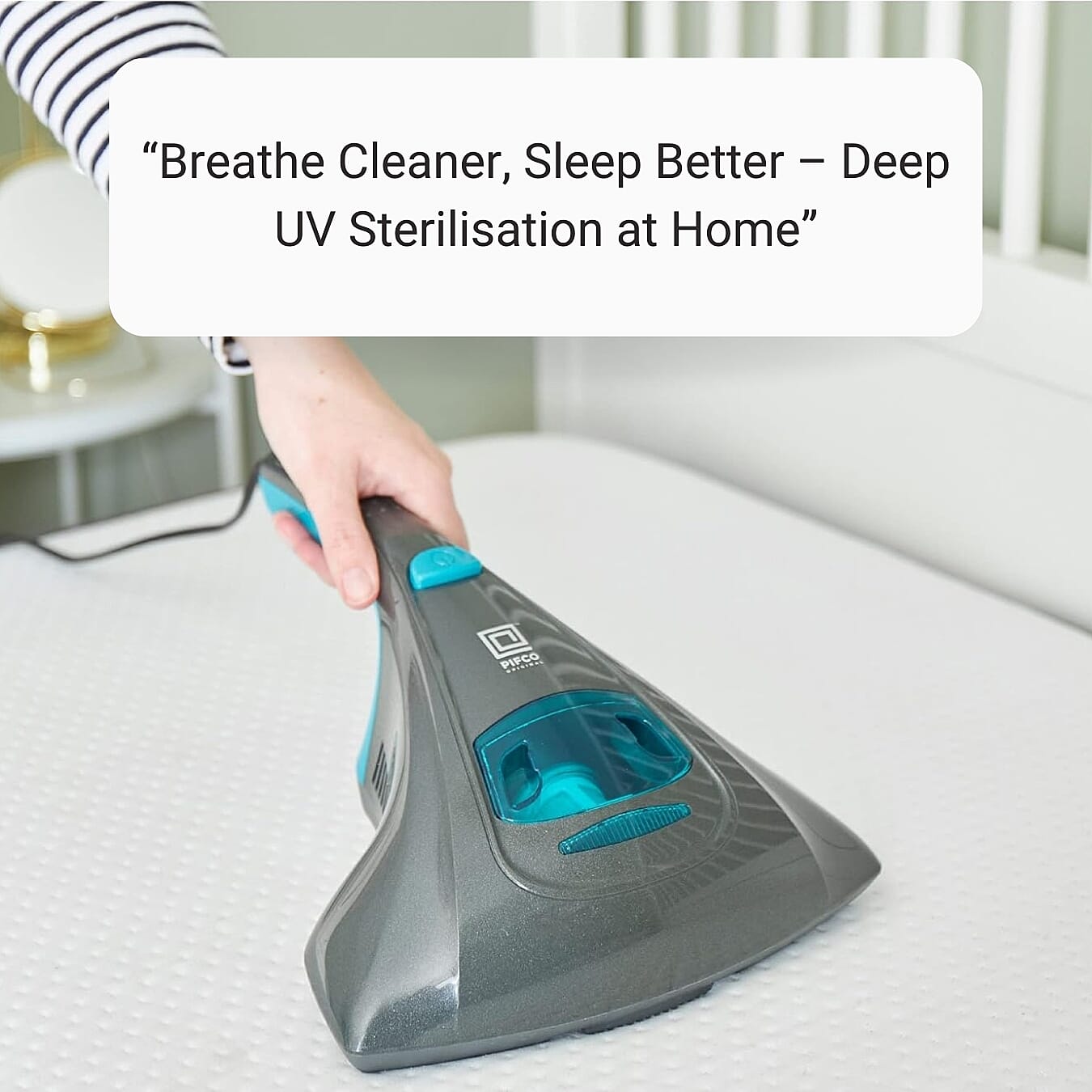 PIFCO UV Handheld Multi-Purpose Mattress Cleaner - Blue