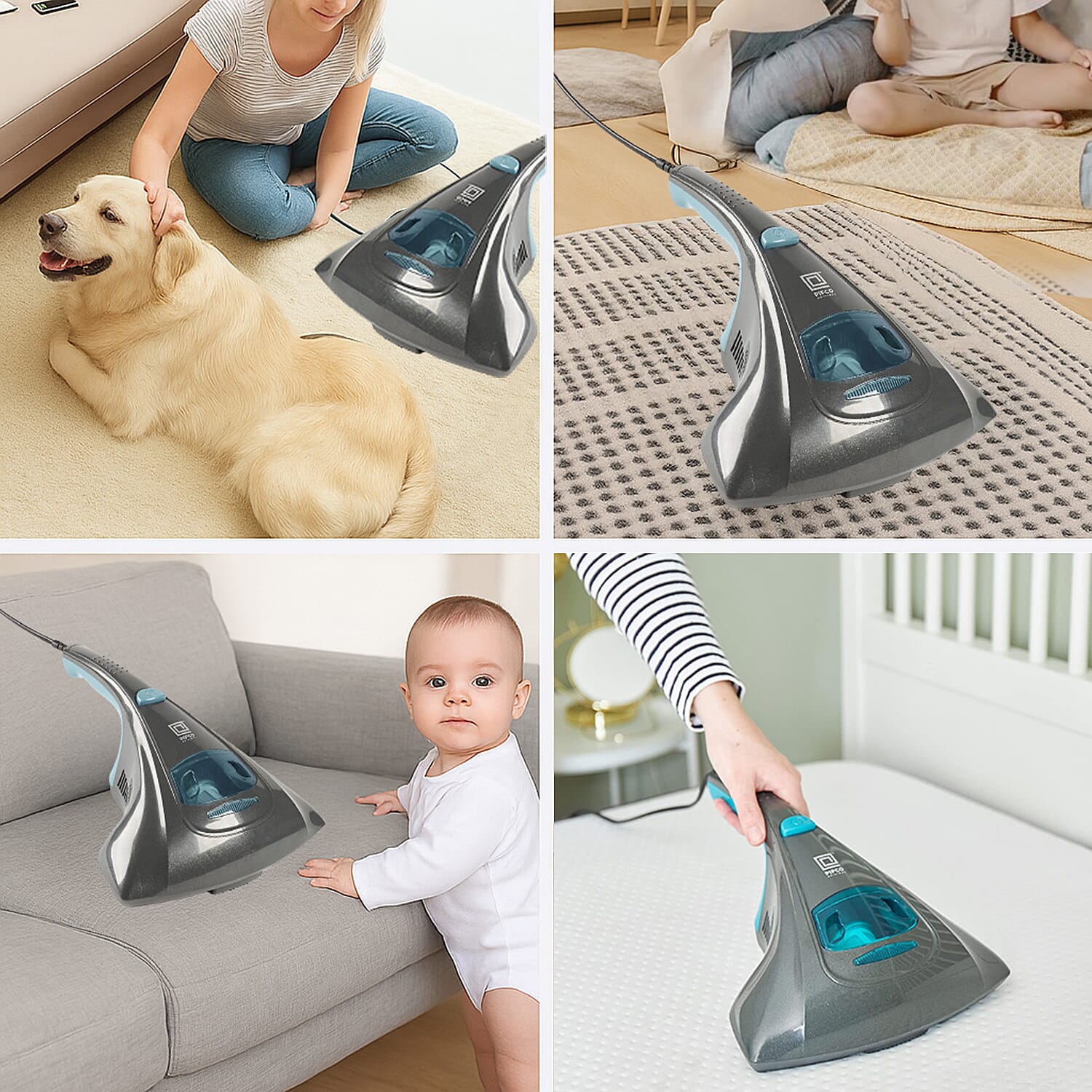 PIFCO UV Handheld Multi-Purpose Mattress Cleaner - Blue