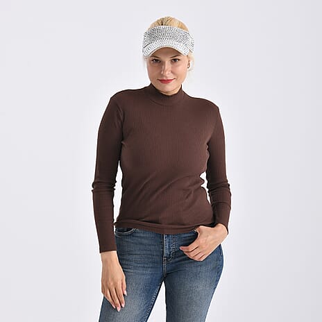 Rhinestone Baseball Visor Cap with Adjustable Strap (Head Size- 57-58cm) - Silver