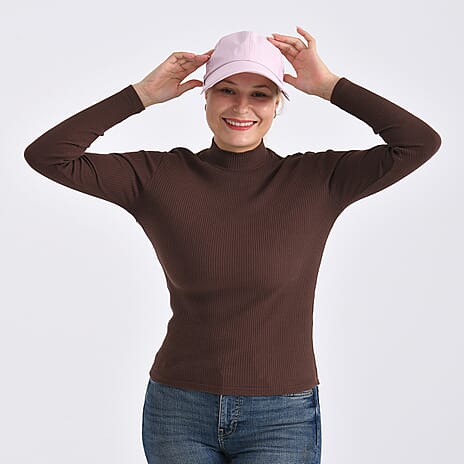 Classic Baseball Cap with Retractable Brim (Head Size- 57-58cm) - Pink