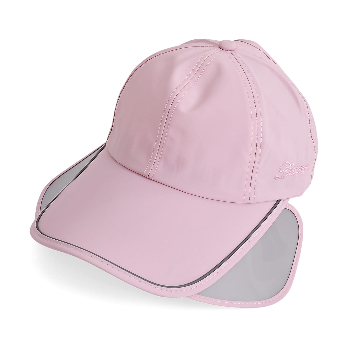 Classic Baseball Cap with Retractable Brim (Head Size- 57-58cm) - Pink