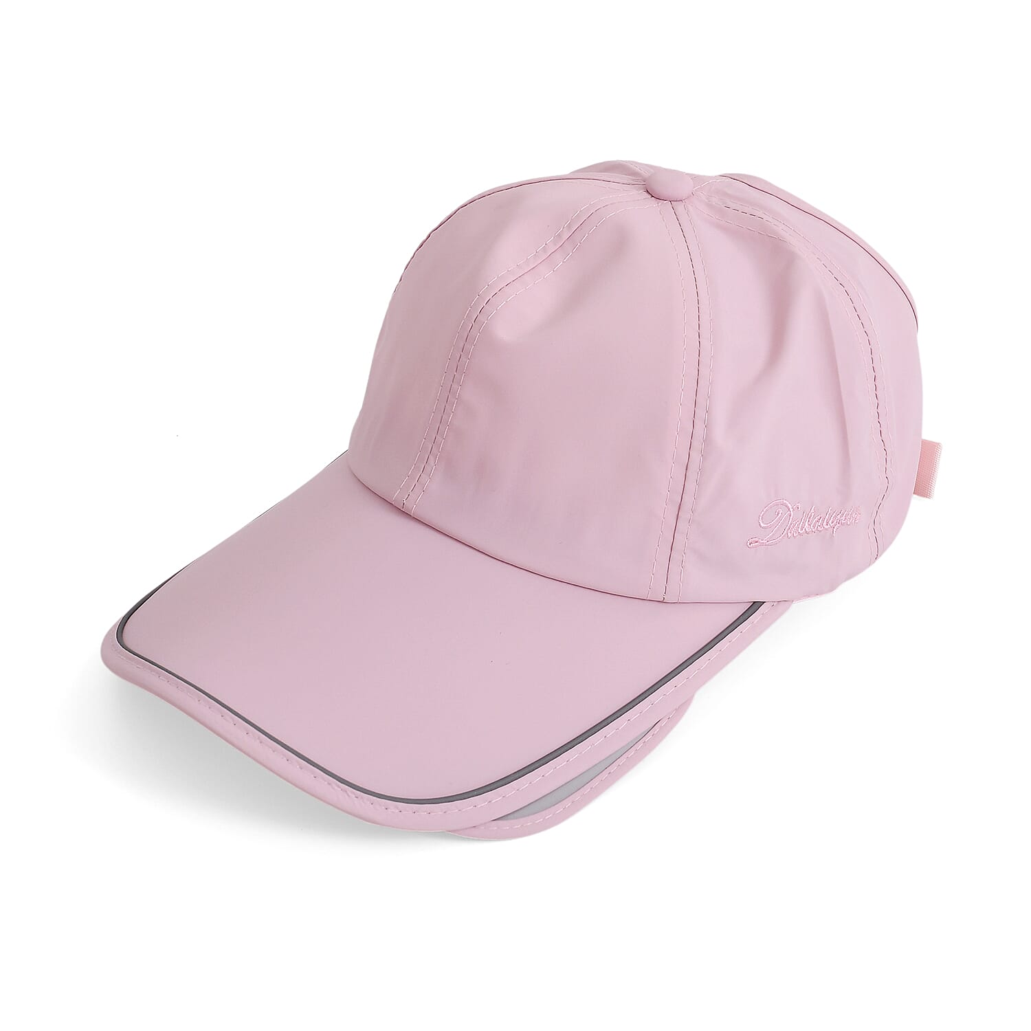 Classic Baseball Cap with Retractable Brim (Head Size- 57-58cm) - Pink