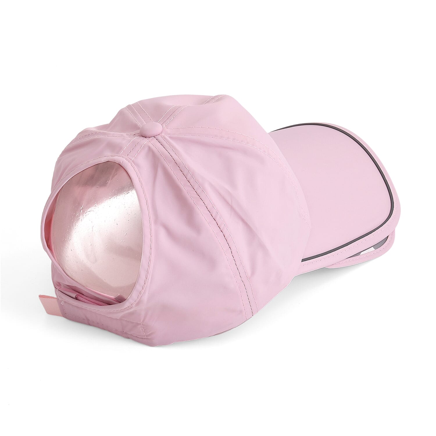 Classic Baseball Cap with Retractable Brim (Head Size- 57-58cm) - Pink