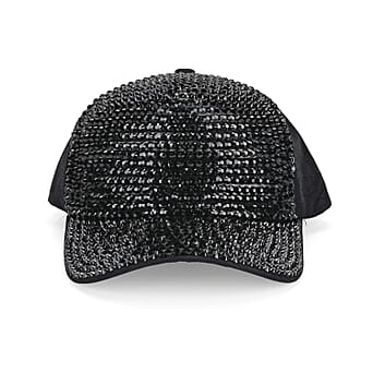 https://tjcuk.sirv.com/Products/82/2/8223097/Rhinestone-Baseball-Cap-57-cm-Black_8223097.jpg?w=342&h=342
