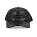 Rhinestone Baseball Cap (57 cm) - Black