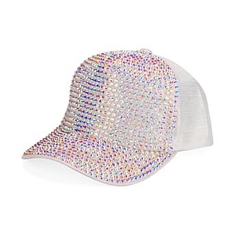 https://tjcuk.sirv.com/Products/82/2/8223098/Rhinestone-Baseball-Cap-57-cm-White_8223098.jpg?w=342&h=342