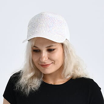 https://tjcuk.sirv.com/Products/82/2/8223098/Rhinestone-Baseball-Cap-57-cm-White_8223098_1.jpg?w=342&h=342