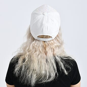 https://tjcuk.sirv.com/Products/82/2/8223098/Rhinestone-Baseball-Cap-57-cm-White_8223098_2.jpg?w=342&h=342