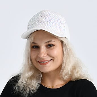 https://tjcuk.sirv.com/Products/82/2/8223098/Rhinestone-Baseball-Cap-57-cm-White_8223098_3.jpg?w=342&h=342