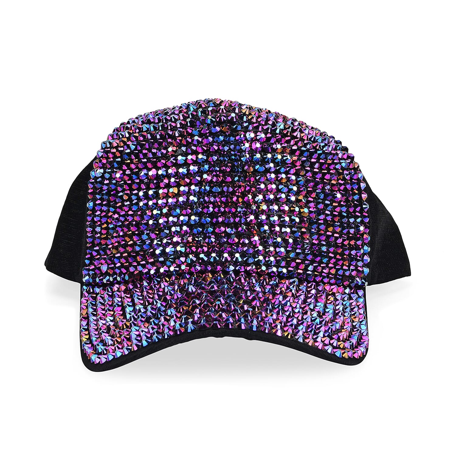 Purple Rhinestone Baseball Cap (57 cm) - Purple