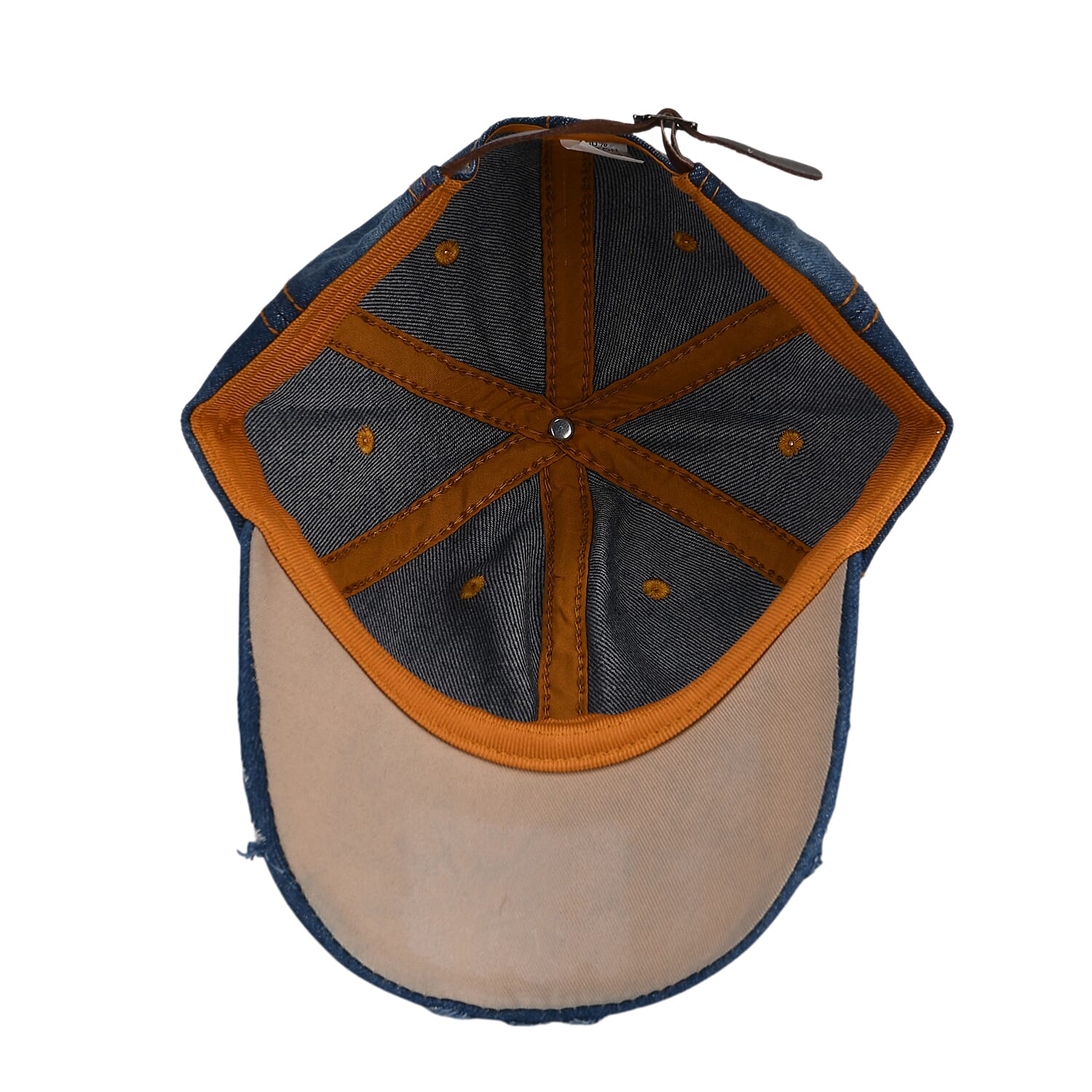 Denim Baseball Cap with Rhinestone Star Pattern (57 cm)