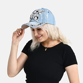 https://tjcuk.sirv.com/Products/82/2/8223217/Butterfly-Pattern-Baseball-Cap-57-cm-Light-Denim_8223217_2.jpg?w=342&h=342