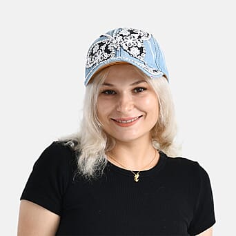https://tjcuk.sirv.com/Products/82/2/8223217/Butterfly-Pattern-Baseball-Cap-57-cm-Light-Denim_8223217_3.jpg?w=342&h=342