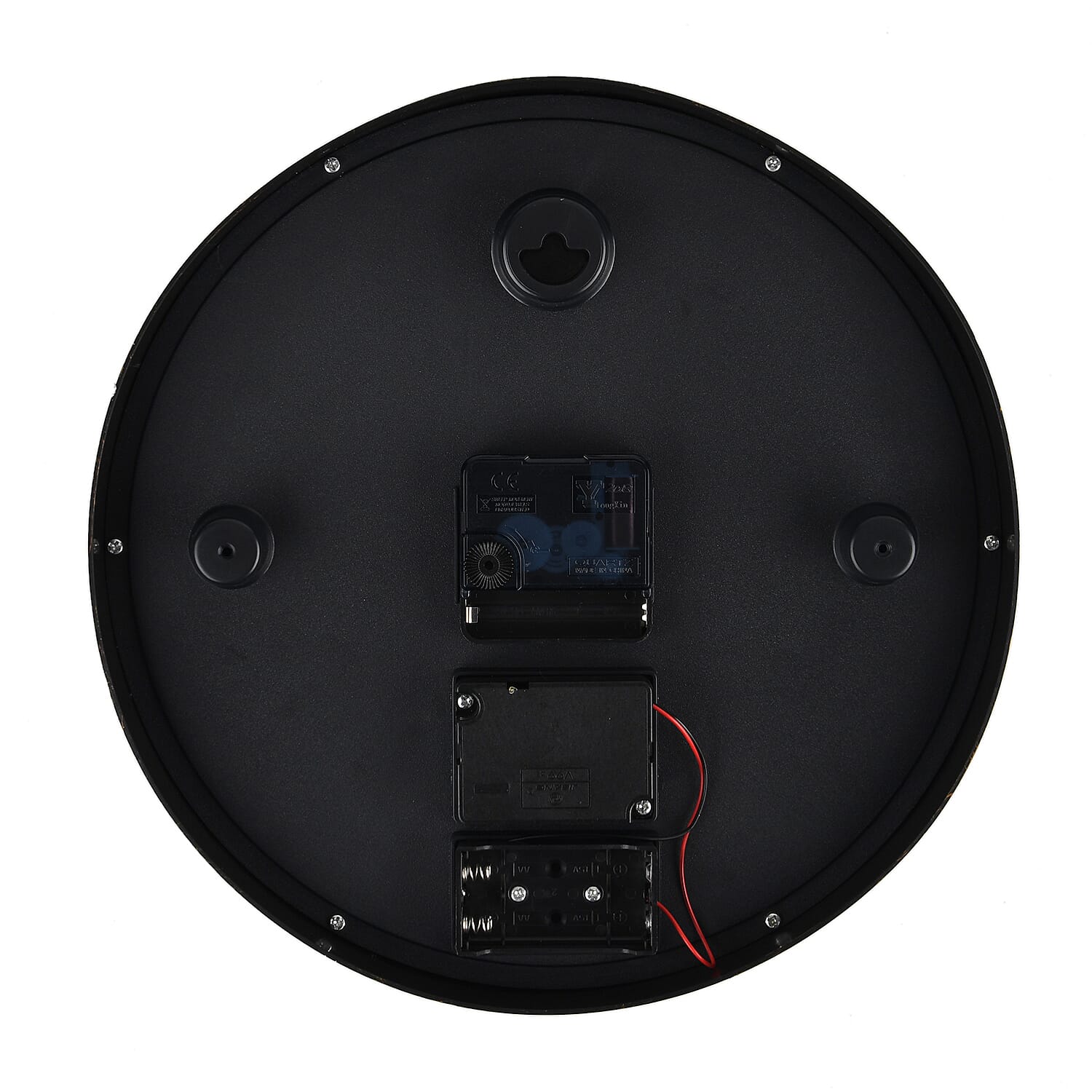 Steampunk-Style Gear Wall Clock (28 cm) - Silver