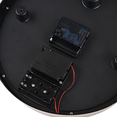 Steampunk-Style Gear Wall Clock (28 cm) - Gold