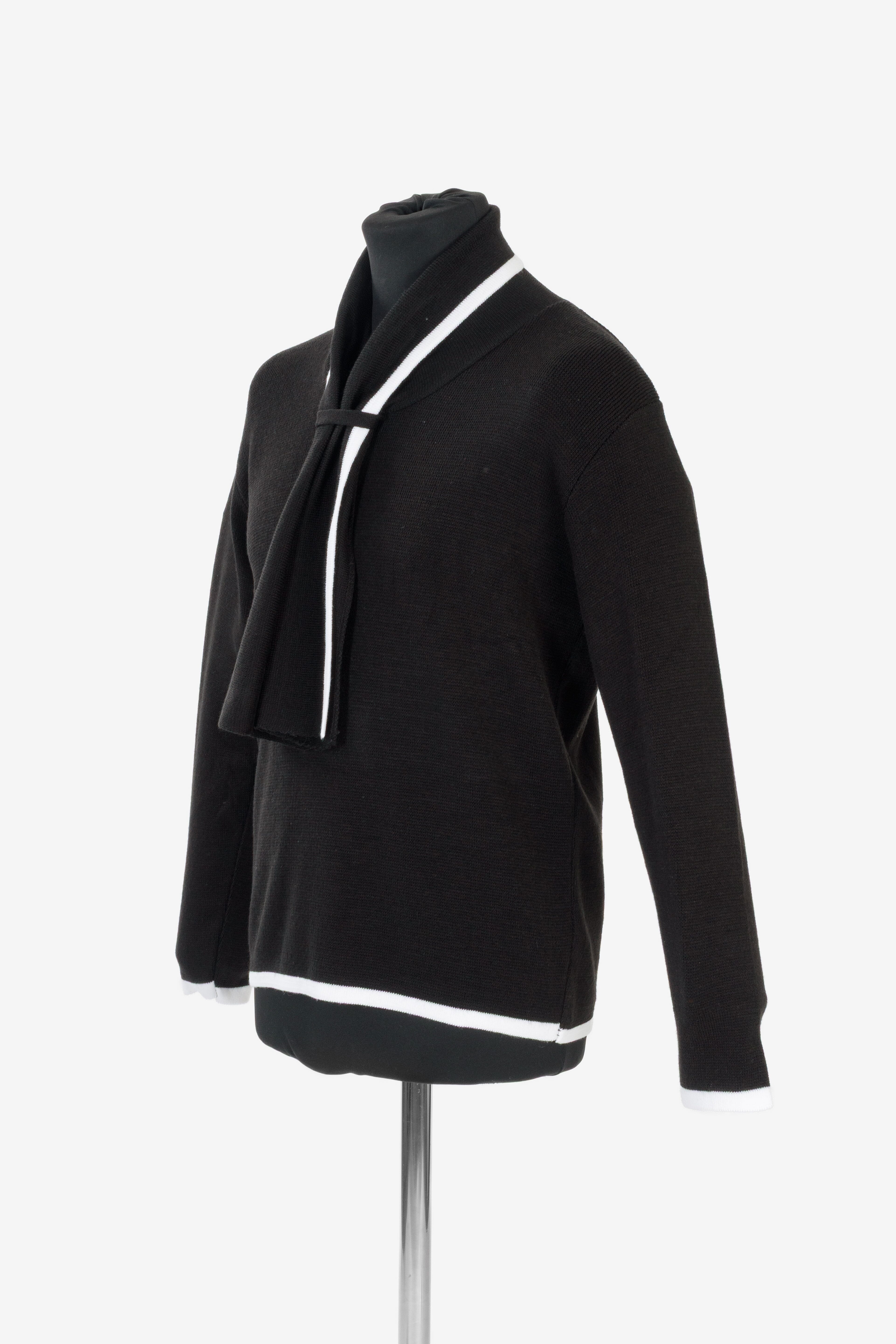 Pure And Natural Knitted Scarf Jumper