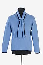 Pure And Natural Scarf Jumper (Size S) - Blue