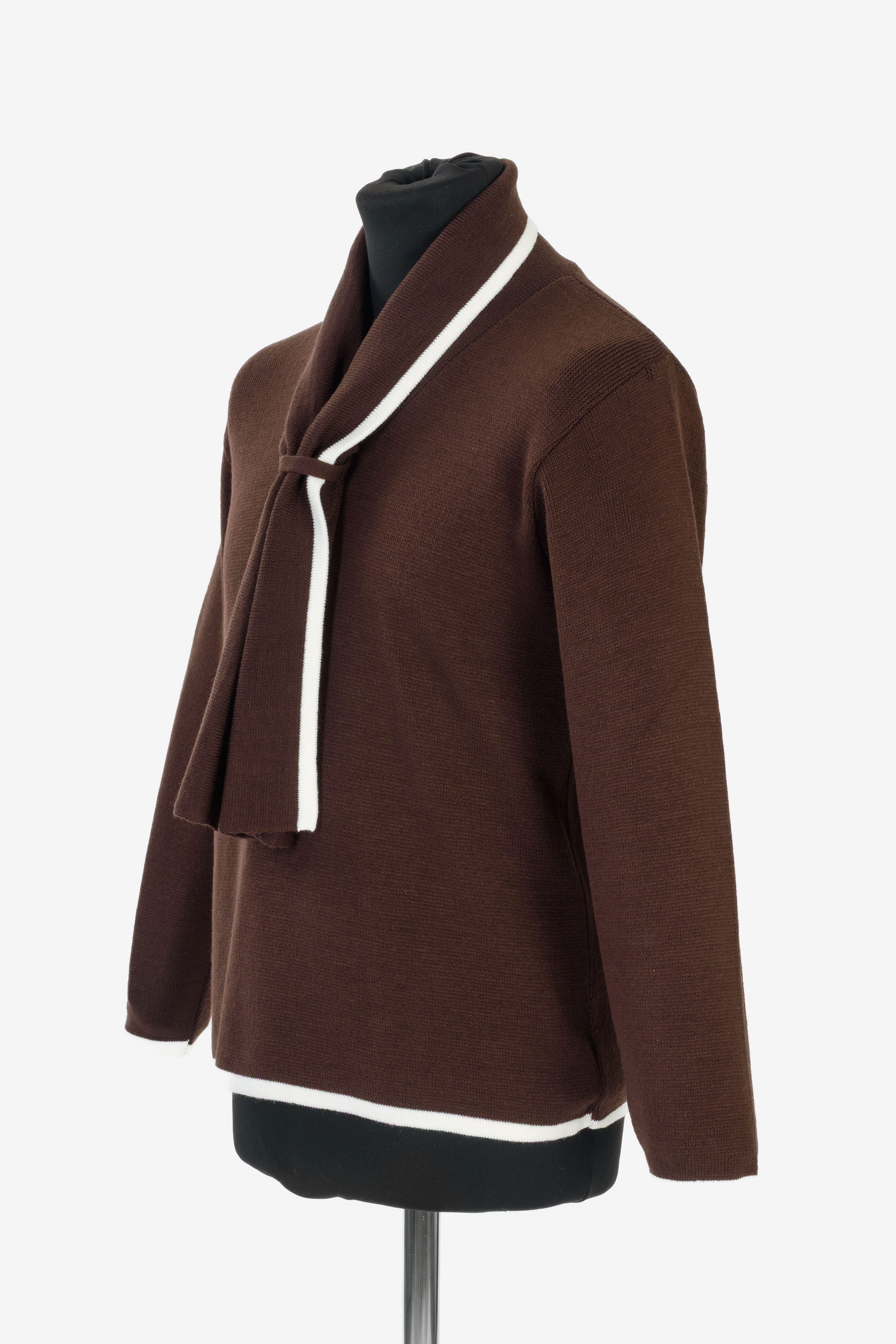 Pure And Natural Knitted Scarf Jumper