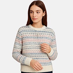 Pure And Natural Jacquard Boucle Jumper