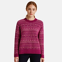 Pure And Natural Jacquard Boucle Jumper